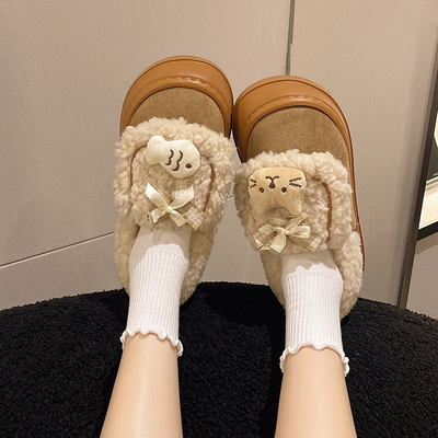 棉鞋女款2025新款冬外穿