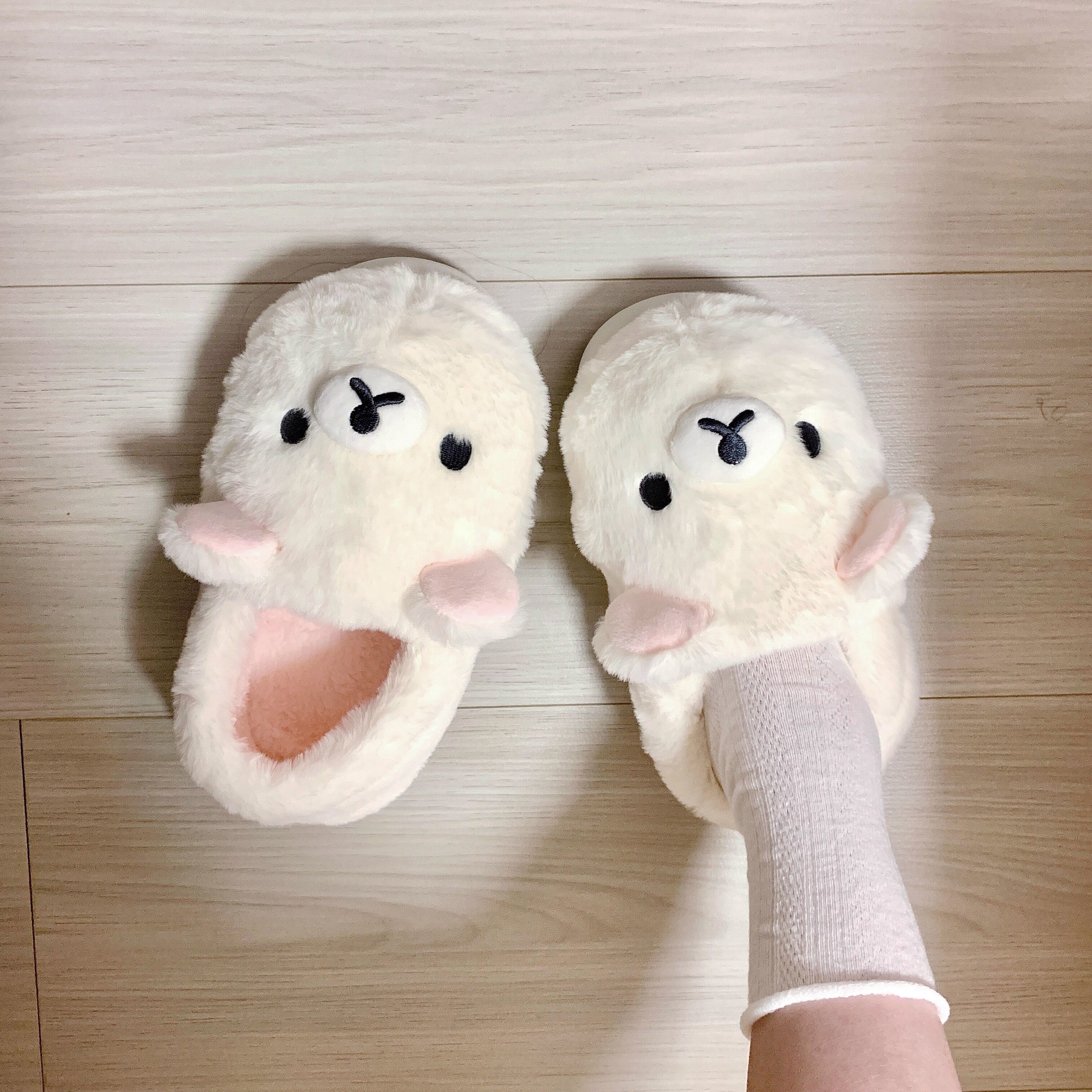 轻松熊棉拖鞋女冬季包根