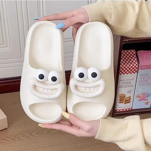 软底居家室内防滑防臭学生凉拖外穿 女夏季 2026新款 趣味香肠嘴拖鞋