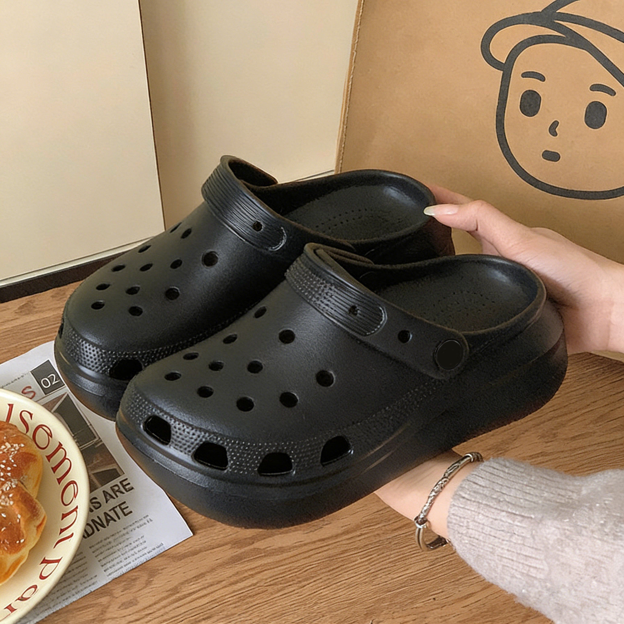 洞洞鞋女夏季外穿2026新