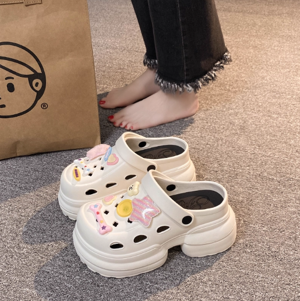 10.0cm高跟eva洞洞鞋女士