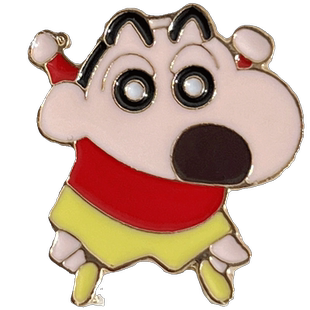 可爱卡通蜡笔小新胸针2023年新款情侣徽章扣子衣服包包别针配饰品