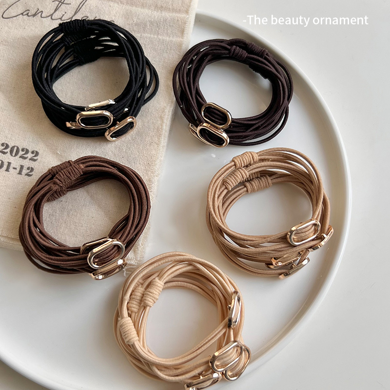 高弹力耐用发圈橡皮筋简约