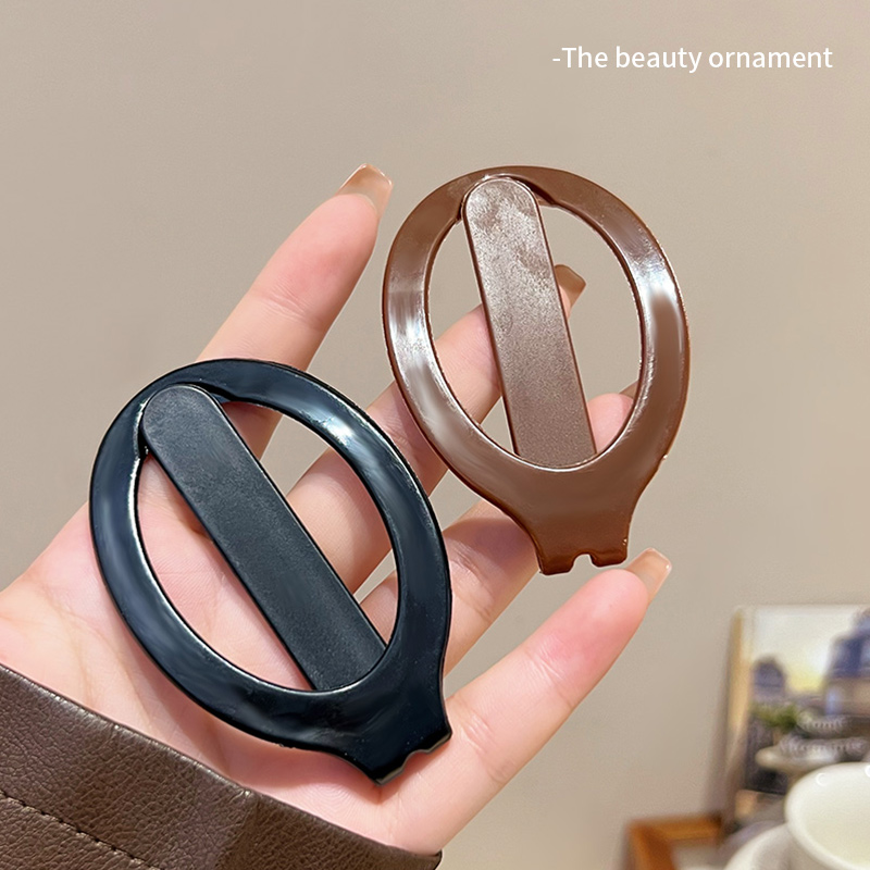 2025年新款零压力发夹女后脑勺发量多盘发卡不伤发马尾夹百搭头饰