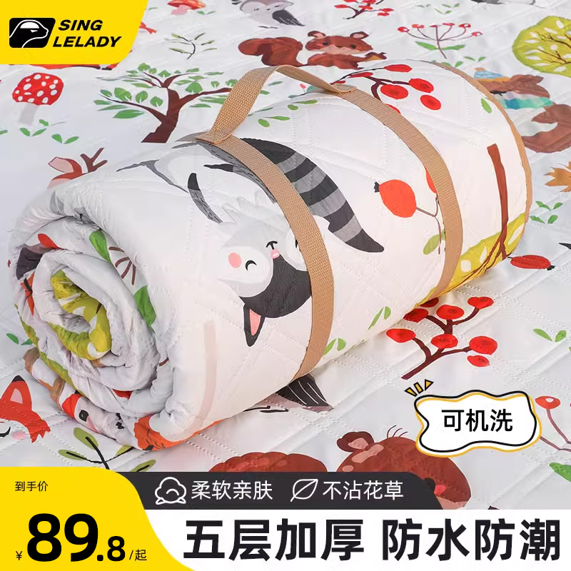 防潮垫野餐垫加厚帐篷内垫地垫睡垫户外露营便携式折叠垫子沙滩垫
