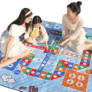 超声波野餐垫防潮垫户外露营儿童便携垫子防水加厚飞行棋地垫地毯