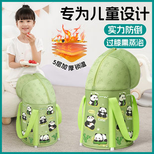 儿童专用泡脚桶过小腿家用小孩可折叠保温宝宝洗脚盆便携式高深桶