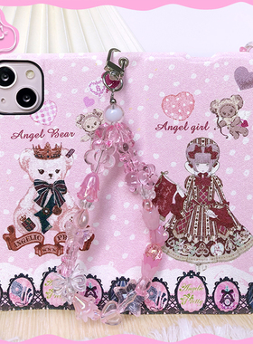 折叠可爱熊适用苹果14promax13iPhone112翻盖手机壳mini华为mateX