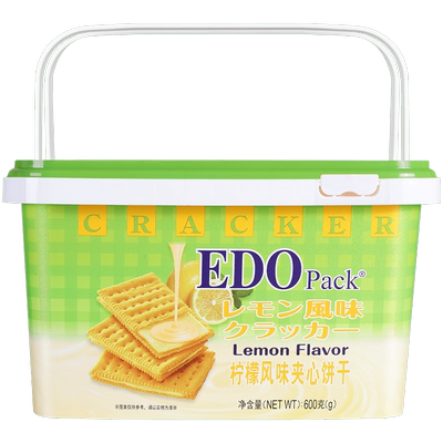 edopack夹心饼干柠檬食品礼盒装