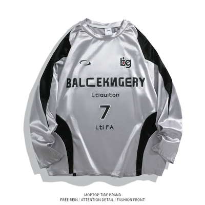 【限时优惠】银色长袖T恤