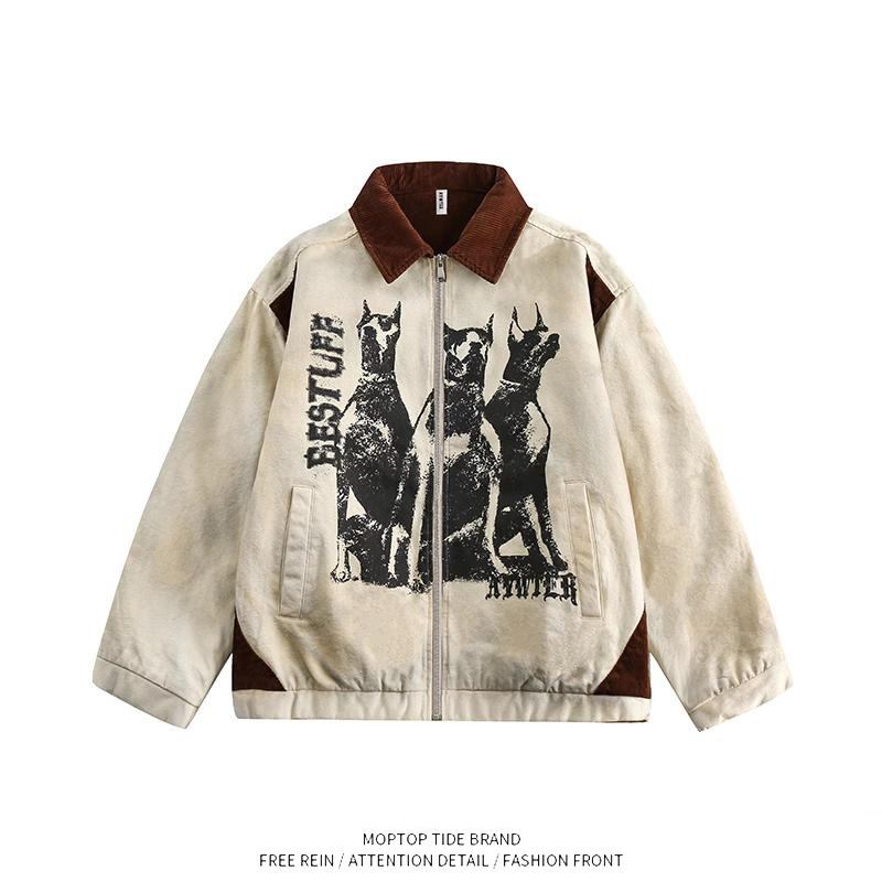 【限时优惠】翻领夹克男