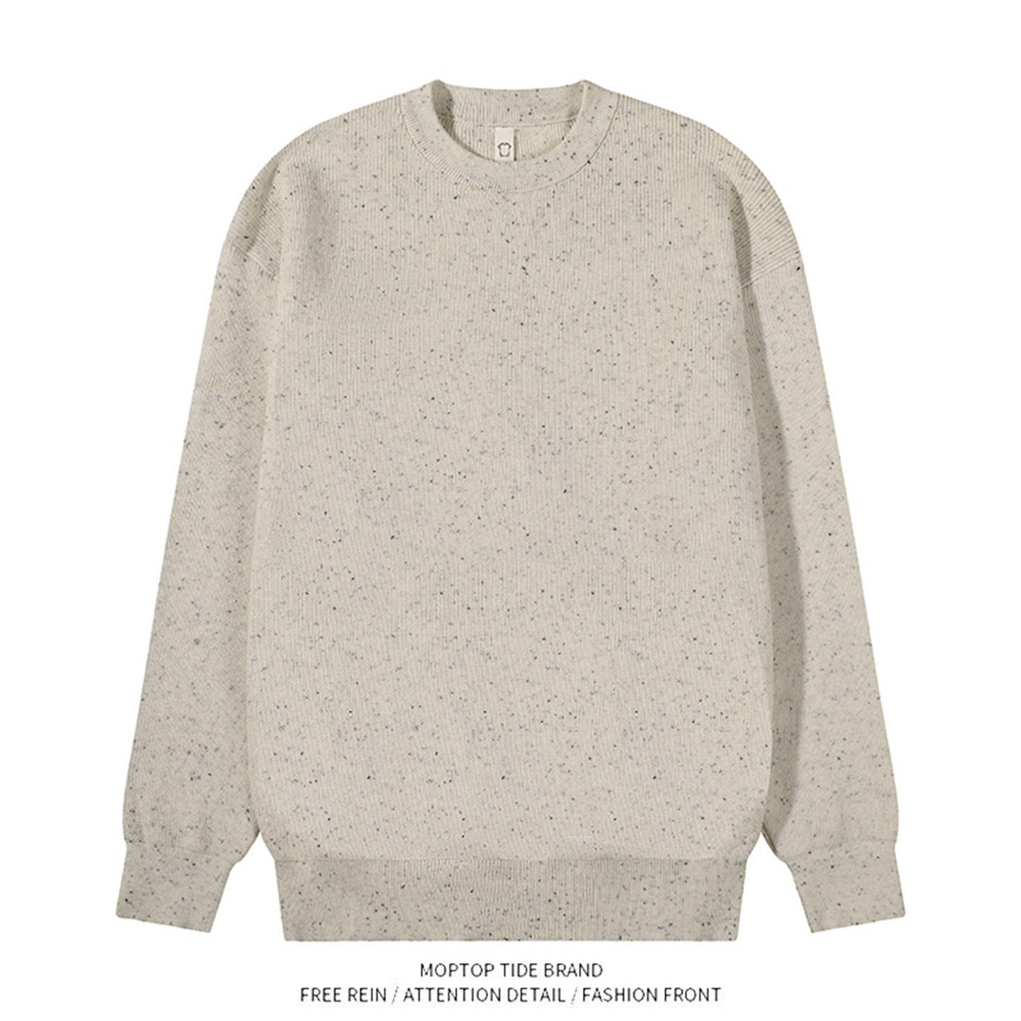 WH春秋薄款针织衫长袖套头毛衣男女2025年新款短款上衣低领打底衫