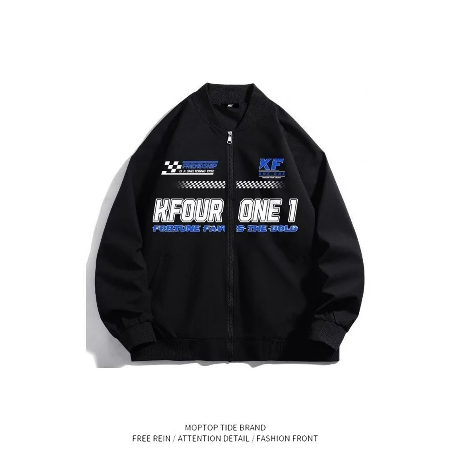 春秋季飞行员男女外套棒球服美式高街宽松潮牌休闲新款夹克机车服