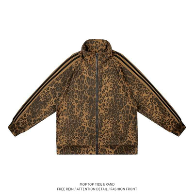 【限时优惠】杠条宽松立领夹克