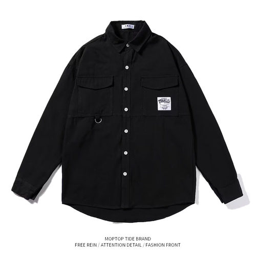 【限时优惠】衬衫式翻领夹克男