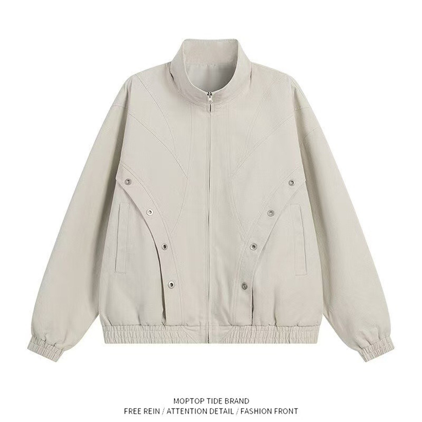 2025款弧形结构正肩外套男女春秋款痞帅高级感美式工装夹克外套