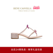 CATERINA系列水钻蝴蝶结女士凉鞋 CAOVILLA 春夏新品 RENE