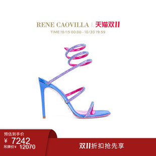 CAOVILLA RENE CLEO系列水钻多色超高跟女士凉鞋 双11折扣