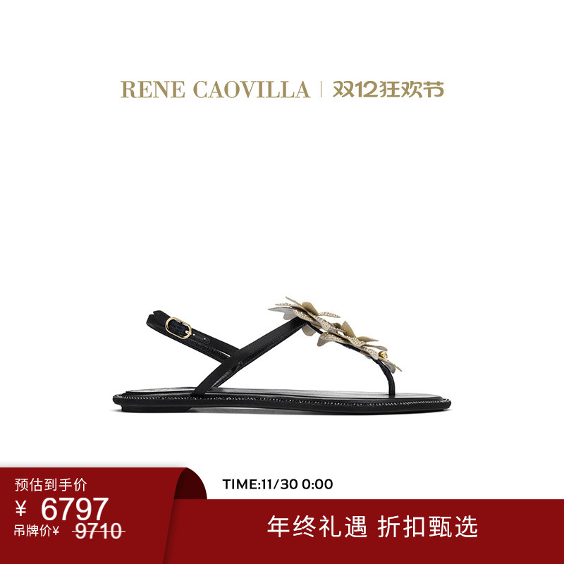 新品夹趾水钻RENECAOVILLA