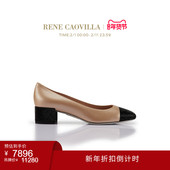 BONNIE系列水钻粗跟高跟鞋 CAOVILLA 折扣倒计时 RENE