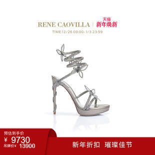 CAOVILLA RENE MARGOT系列水钻女士高跟凉鞋 年终折扣