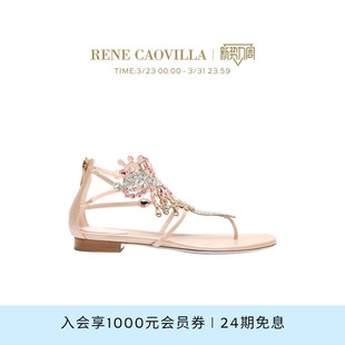 RENE CAOVILLAVENEZIANA系列水钻女士平底凉鞋