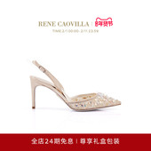 CHANDELIER系列水钻细跟女士高跟凉鞋 CAOVILLA 礼物 RENE