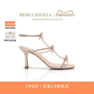 CATERINA系列蝴蝶结细跟凉鞋 CAOVILLA RENE