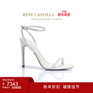 CAOVILLA RENE ELLABRITA系列水钻女士高跟凉鞋 年终折扣
