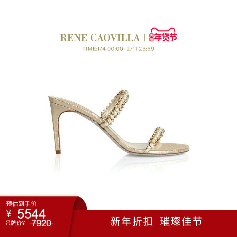 【新年折扣】RENE CAOVILLABETTIE系列水钻女士高跟凉鞋,女鞋,时装凉鞋,淘宝优惠券,粉丝福利购,淘宝优惠卷