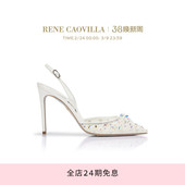 CAOVILLA RENE CINDERELLA系列水钻尖头高跟鞋 礼物