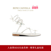 BUTTERFLOWER系列水钻女士平底凉鞋 CAOVILLA 礼物 RENE