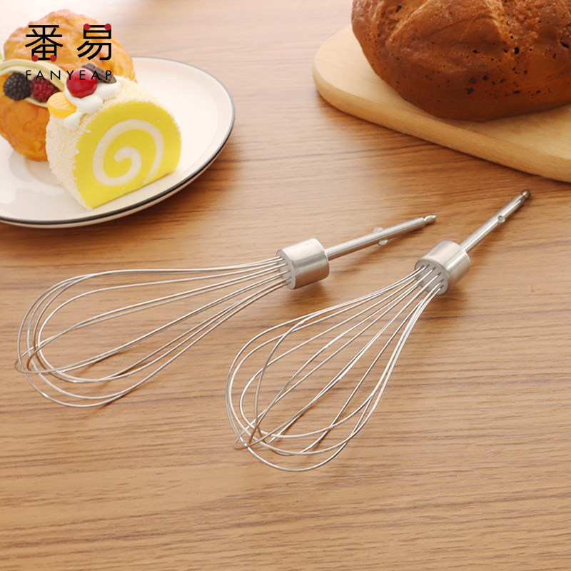 速发打蛋棒搅拌棒头电钻打4不锈钢电动器蛋0配件和面搅拌头通用配