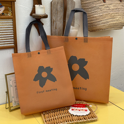 不织布手提袋结实耐用上班通勤布袋购物袋环保礼品袋服装店袋子