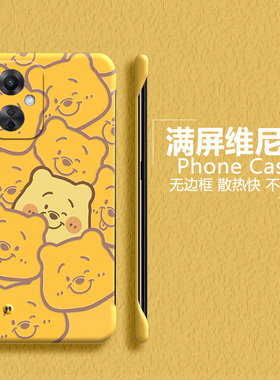 维尼熊适用oppok11x手机壳a58x可爱r15梦境版半包r15x无边框r17pro散热k9s超薄k9pro卡通a1pro男k5女k3新款k1