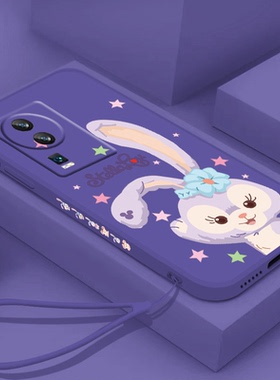 星黛露适用vivoiqooneo7手机壳neo6se暗紫色neo5活力版少女neo3新款u5软z5x硅胶u3可爱z3挂绳u1卡通z1套855薄