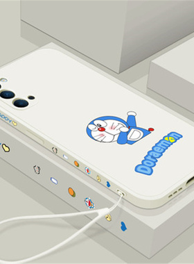 OPPOReno4手机壳多啦A梦RENO4PRO液态OPPO硅胶SE女款5g版es保护套por外壳pr0软壳45G新款网红新品卡通可爱