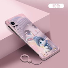 适用vivox60手机壳x60曲屏版兔年x60t无边框x50pro+磨砂x30散热x27超薄x23幻彩半包x21可爱x20plus少女新款硬
