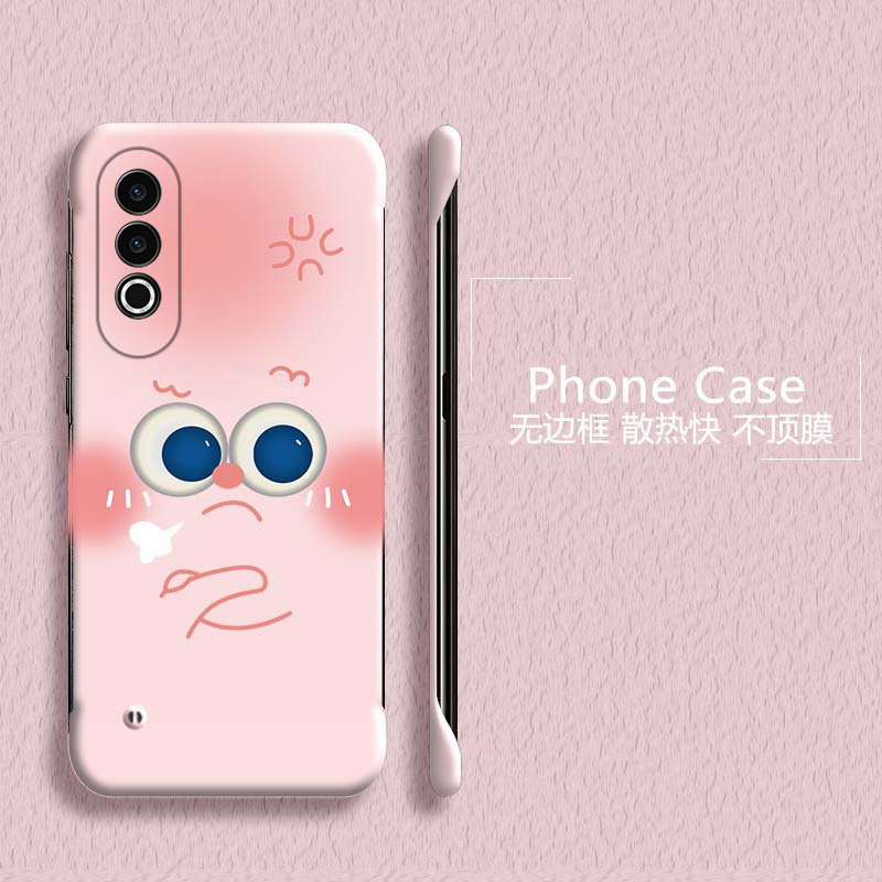 生气表情适用oppok12手机壳a97无边框k12s散热新款a95半包a5超薄5g硬a58防摔a58x新品a1pro男a96女a5pro套