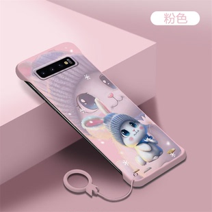 适用三星s10手机壳s10+兔年note10无边框s9磨砂s9+散热note9超薄plus半包galaxys10可爱S9少女新款硬壳高级感