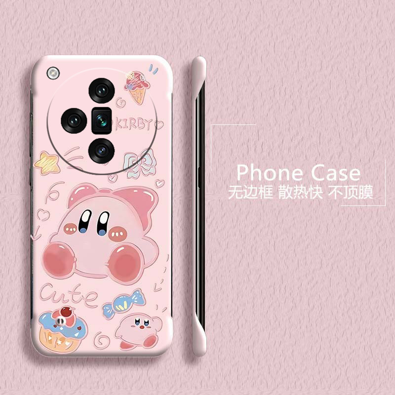 星之卡比适用oppofindx7手机壳findx8s无边框x8ultra散热x6新款x5半包a3pro超薄a2pro硬A2防摔x3保护x8s+套5g