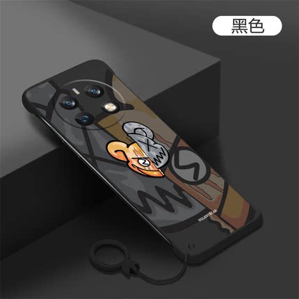 潮牌暴力熊适用于华为mate60手机壳mate50新款mate40pro+无边框mate30e磨砂mate20x超薄5g半包不顶膜男女外壳