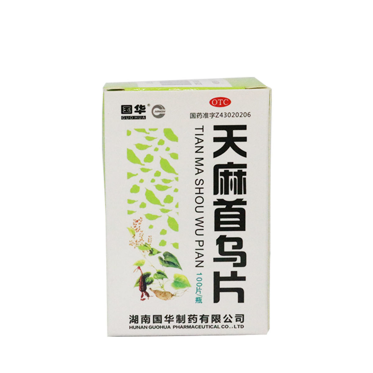 国华 天麻首乌片100片 滋阴补肾,养血息风