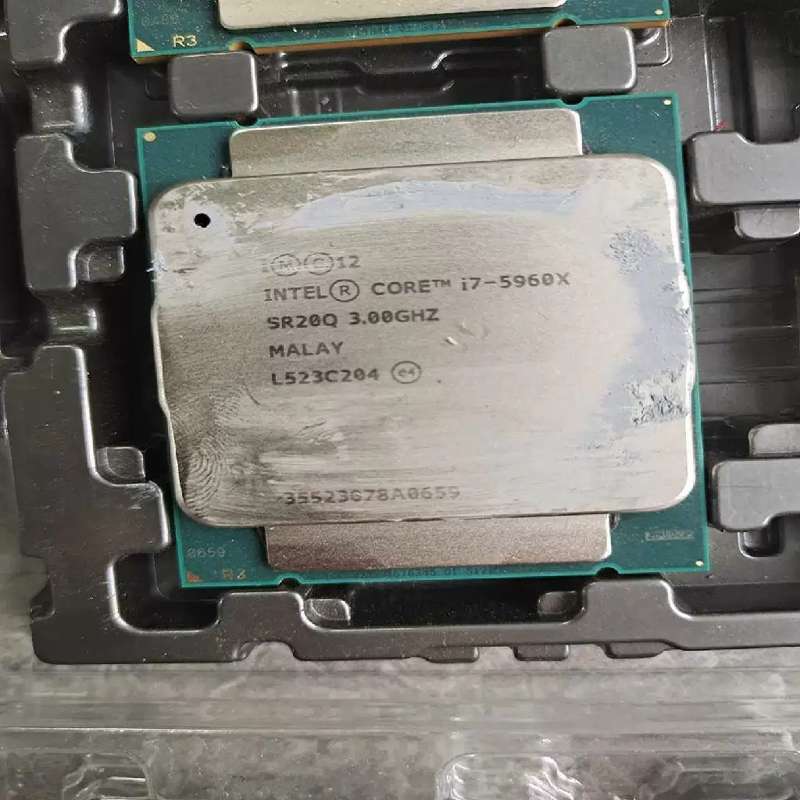 议价I7-5960X cPu,功能正常成色如图真实图片(易易工控)