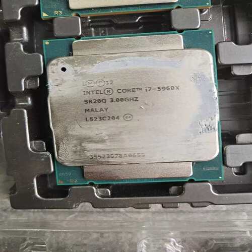 议价I7-5960X cPu，功能正常成色如图真实图片（易易工控）
