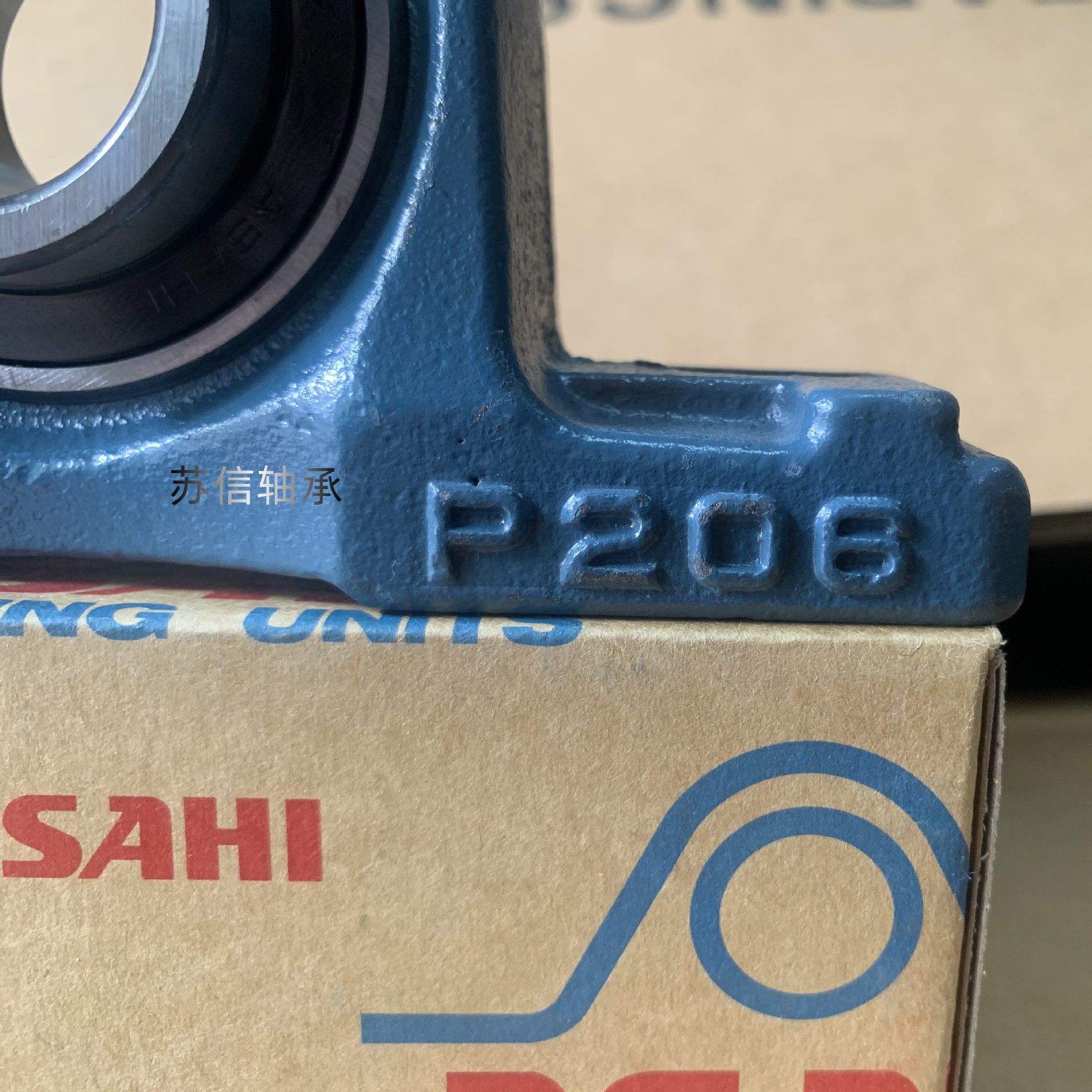 日本进口ASAHI公英制非标带座轴承UCP205-15 -16 UCP206-18-19-20