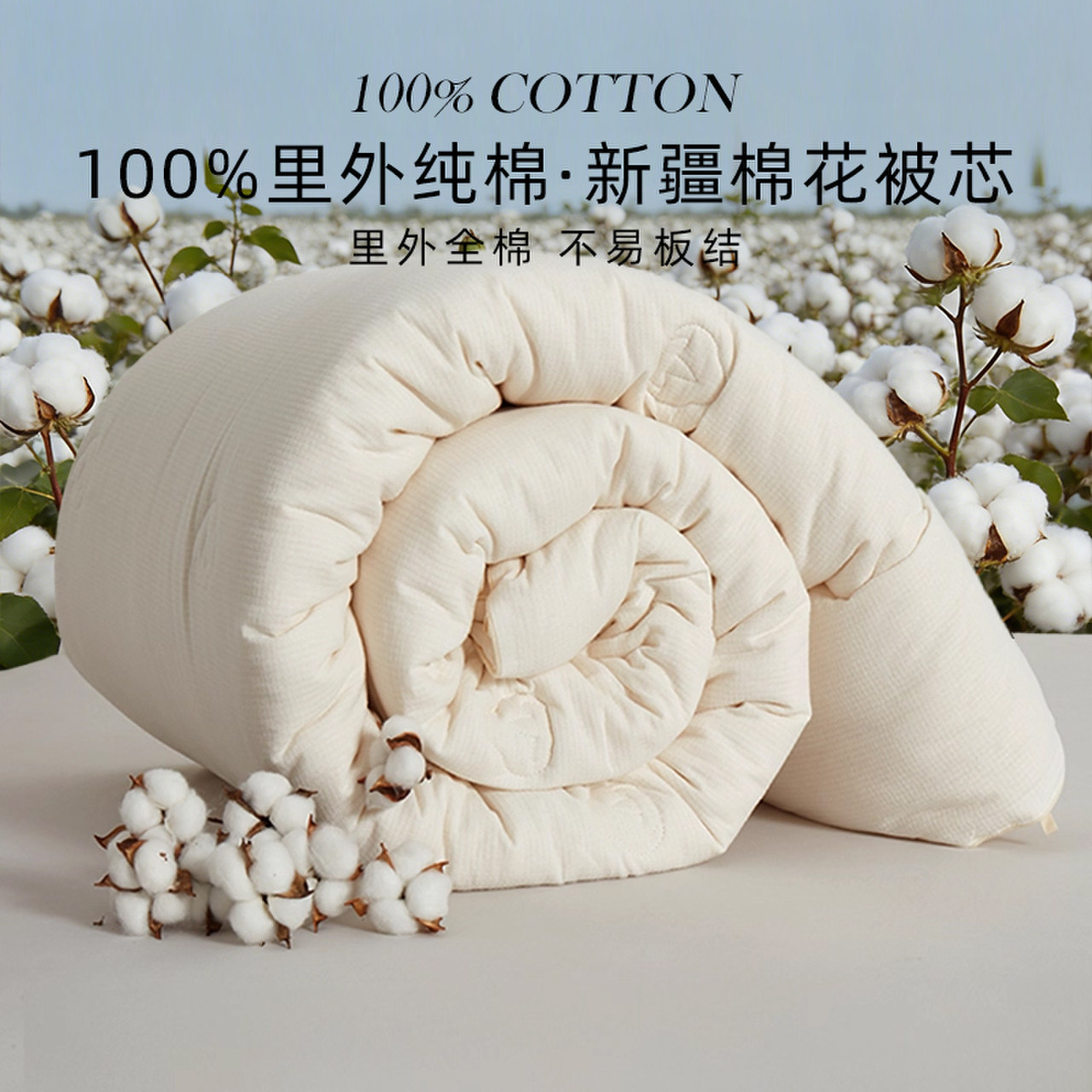 斯得福100纯棉新疆棉花被子冬被加厚棉絮被芯春秋被保暖盖被褥,床上用品,棉花被,淘宝优惠券,粉丝福利购,淘宝优惠卷
