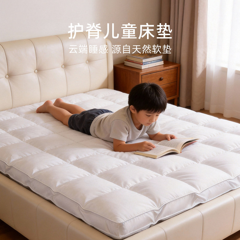 斯得福鹅毛床褥舒适垫床垫儿童床被褥铺底护脊床垫被褥铺底软垫厚,床上用品,床垫/床褥/床护垫/榻榻米床垫,淘宝优惠券,粉丝福利购,淘宝优惠卷