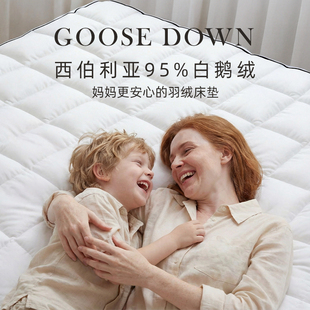 斯得福家庭用床垫软垫加厚保暖羽毛床褥子垫被家用双人1米8床床垫