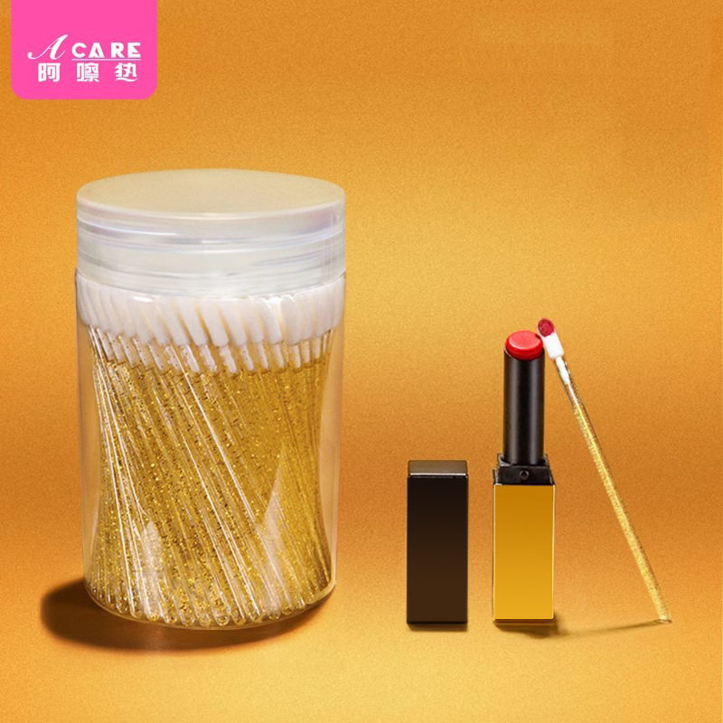 唇刷/一次性C1pq801-易上手小巧便携式晕染化妆彩唇膏唇棒迷你口